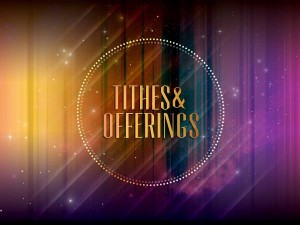 Tithes and Offering Church Event Slides